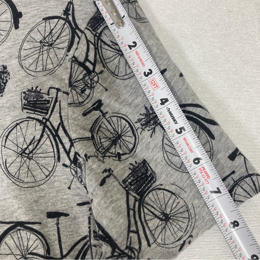 Anthropologie Weekend Bicycle Print Tee Women’s  Short Sleeves Size S - Picture 7 of 14